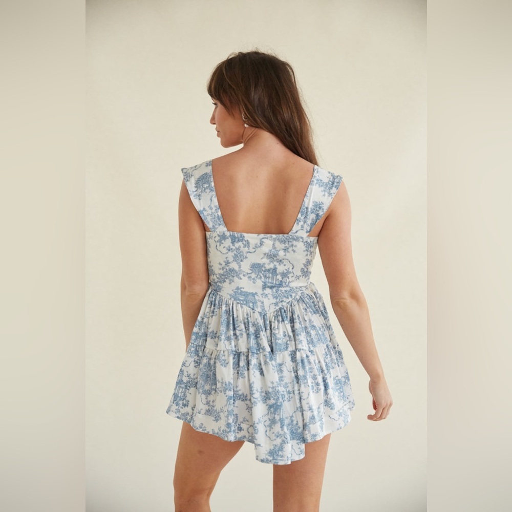 NWT American Threads Button Romper, Small - Picture 3 of 9